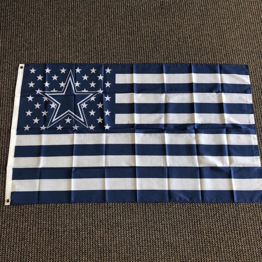 Dallas Cowboys Flag New 3x5 Feet Banner USA Flag Stars Stripes Game Day Mancave‎